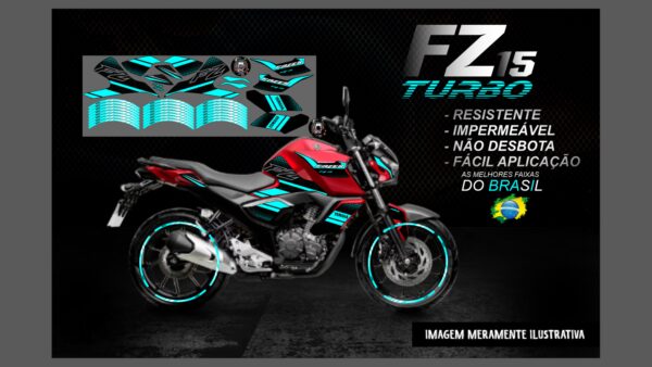 FZ 15 2023 YAMAHA VERSÃO TURBO ( FAZER 150 2023) MOTO VERMELHA