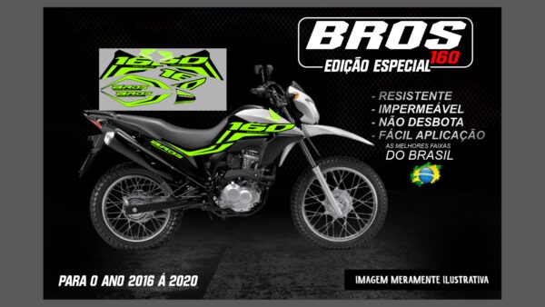 KIT FAIXAS BROS 160 (MOTO BRANCA) - Image 11