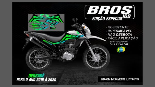 KIT FAIXAS BROS 160 (MOTO BRANCA) - Image 12