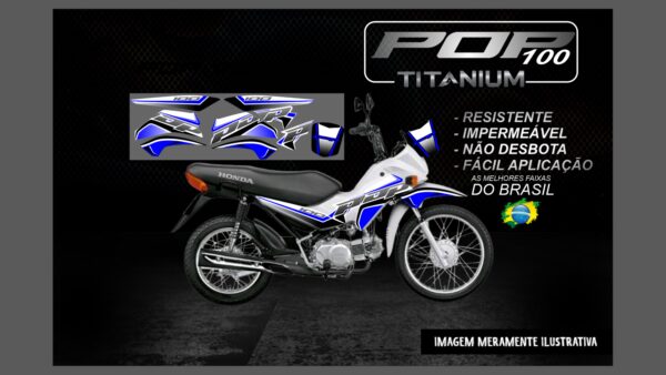 POP 100 VERSÃO TITANIUM(MOTO BRANCA) - Image 4