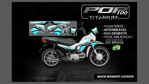 POP 100 VERSÃO TITANIUM(MOTO BRANCA) - Image 5