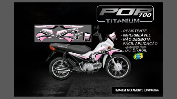 POP 100 VERSÃO TITANIUM(MOTO BRANCA) - Image 9