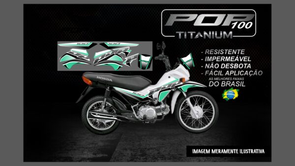 POP 100 VERSÃO TITANIUM(MOTO BRANCA) - Image 10