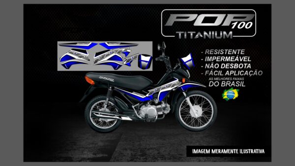 POP 100 VERSÃO TITANIUM(MOTO PRETA - Image 3