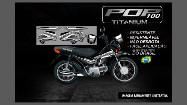 POP 100 VERSÃO TITANIUM(MOTO PRETA - Image 4