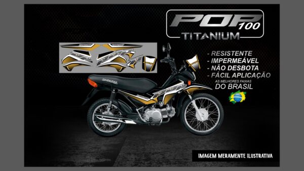 POP 100 VERSÃO TITANIUM(MOTO PRETA - Image 8