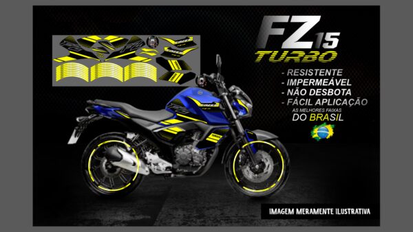 FZ 15 2023 YAMAHA VERSÃO TURBO ( FAZER 150 2023) MOTO AZUL - Imagem 3