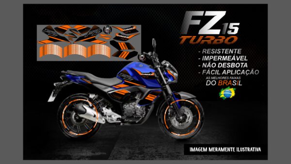 FZ 15 2023 YAMAHA VERSÃO TURBO ( FAZER 150 2023) MOTO AZUL - Imagem 7