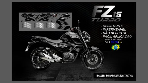 FZ 15 2023 YAMAHA VERSÃO TURBO ( FAZER 150 2023) MOTO PRETA - Imagem 5