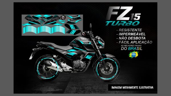 FZ 15 2023 YAMAHA VERSÃO TURBO ( FAZER 150 2023) MOTO PRETA - Imagem 6