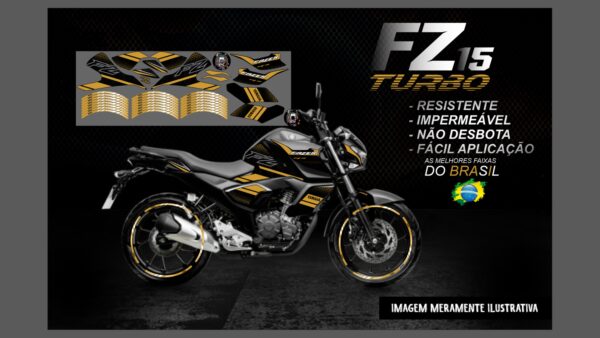 FZ 15 2023 YAMAHA VERSÃO TURBO ( FAZER 150 2023) MOTO PRETA - Imagem 15