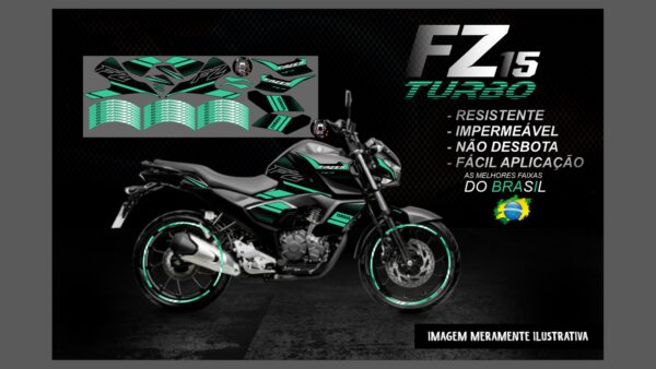 FZ 15 2023 YAMAHA VERSÃO TURBO ( FAZER 150 2023) MOTO PRETA - Imagem 11