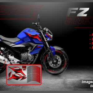 KIT ADESIVOS FZ 15 VERSÃO ENERGY ( MOTO AZUL)